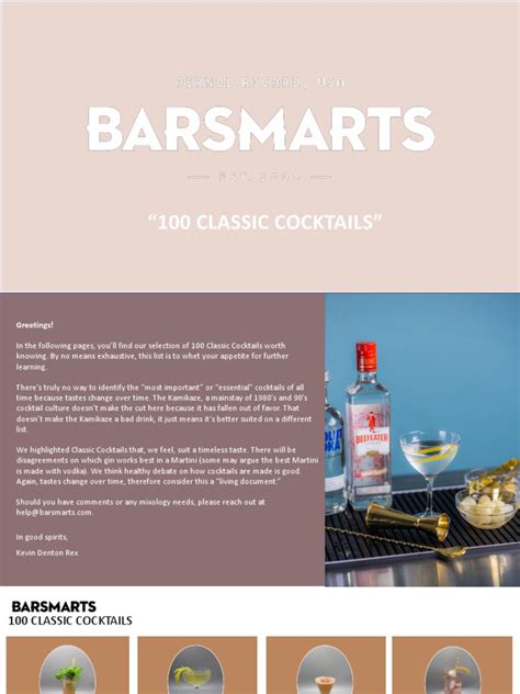 Free Culinary Arts Flashcards about BarSmarts Drinks 